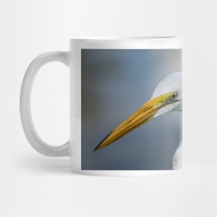 Large egret in wildlife preserve Mug